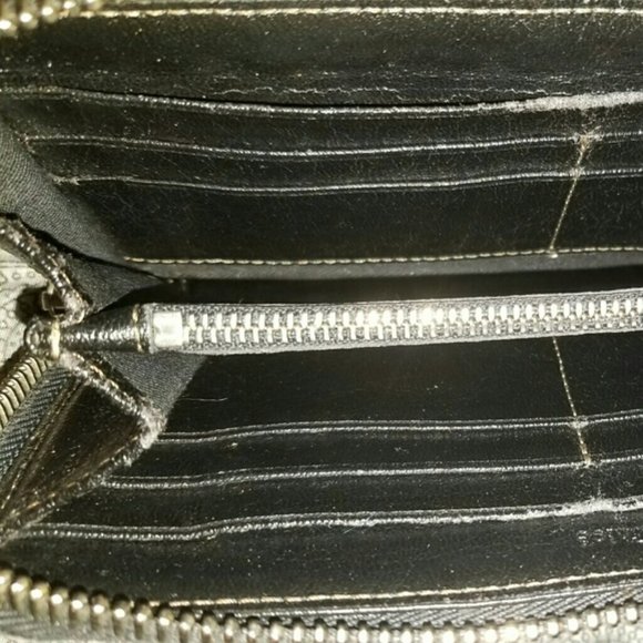 Chloe long black gold brown silver eclipse Wallet - Picture 5 of 6